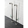 Aqua Vintage AE810S6DKL Freestanding Tub Supply Line, Polished Nickel AE810S6DKL